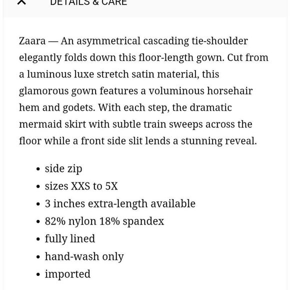 NWT Cynthia & Sahar Cascading Bow One Shoulder Satin Dress Cabernet Red L - Picture 16 of 16